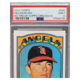 2011 Topps Nolan Ryan Baseball Card #595 PSA 9