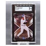2008 Upper Deck 1st Edition Frank Thomas Baseball Card #SQ-25 SGC 7