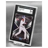 2008 Upper Deck 1st Edition Frank Thomas Baseball Card #SQ-25 SGC 7