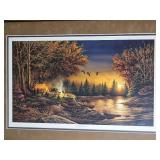 Terry Redlin Evening Solitude II with COA, Plate 87 A