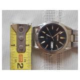 Seiko Mens Solar 37mm with Two Tone Steal Band.