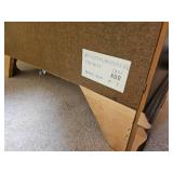 American Contemporary Open Bookcase Featuring Simple Fretwork