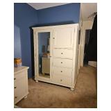 American Contemporary Mirror bedroom Wardrobe from Aspen Home Furniture
