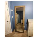 Driftwood Tone Contemporary Dressing Mirror