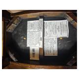 Saddle Style Faux  Leather Tack Counter Stools