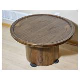 Retro Low Pedestal Cocktail or End Table