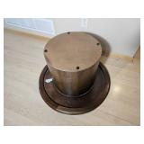 Retro Low Pedestal Cocktail or End Table