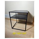 Modern Contemporary Mate Black Side Table
