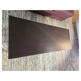 Modern Contemporary Mate Black Rectangular Coffee Table