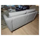 Burrow Furniture Gravel Tone Modern Loveseat