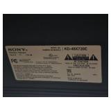 49' Sony Television KD-49X720E