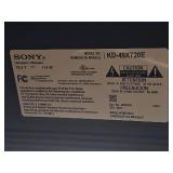 49' Sony Television KD-49X720E