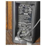 LG Wireless Soundbar System Model SJ7 R/L SPJ8 Subwoofer