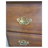 Tall 4 Drawer Dresser with Brass Batwing Pulls