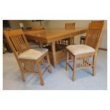 Fabulous Prairie Mission Counter Height Table with 6 Chairs