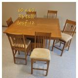 Fabulous Prairie Mission Counter Height Table with 6 Chairs