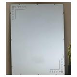Vintage Garland Etched Wall Mirror