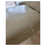 Sleek French Vanilla Dining Chairs ~ set of 4, as