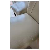 Sleek French Vanilla Dining Chairs ~ set of 4, as