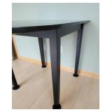 Black Tone Single Drop Leaf Table