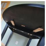 Black Tone Single Drop Leaf Table