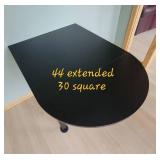 Black Tone Single Drop Leaf Table