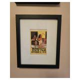 Framed Vintage Style Minnesota State Fair Poster Collection Set of 4