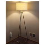 Modern Tripod Floor Lamp with Drum Shade