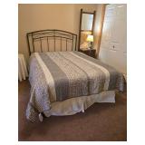 Contemporary Metal Bed Set