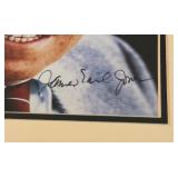 James Earl Jones Autograph Custom Framed and Matted 11x14' Piece