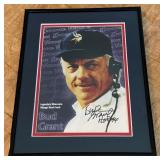 Bud Grant Autograph Custom Framed and Matted 11x14' Piece