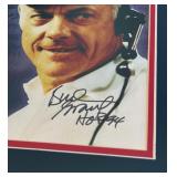 Bud Grant Autograph Custom Framed and Matted 11x14' Piece
