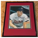 Harmon Killebrew Autograph Custom Framed and Matted 11x14' Piece