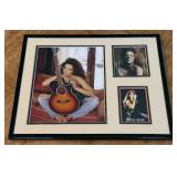 Shania Twain Autograph Custom Framed and Matted 11x14' Piece