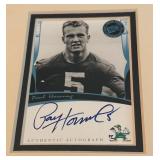 Paul Hornung Autograph Custom Framed and Matted 11x14' Piece