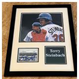 Terry Steinbach Autograph Custom Framed and Matted 11x14' Piece