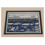 Terry Steinbach Autograph Custom Framed and Matted 11x14' Piece