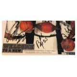 Randy Foye, Al Jefferson, Corey Brewer Autograph Custom Framed and Matted 11x14' Piece