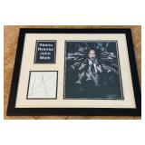 Keanu Reeves Autograph Custom Framed and Matted 11x14' Piece