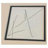 Keanu Reeves Autograph Custom Framed and Matted 11x14' Piece