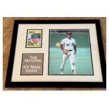 Tug McGraw Autograph Custom Framed and Matted 11x14' Piece