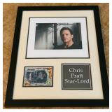 Chris Pratt Autograph Custom Framed and Matted 11x14' Piece