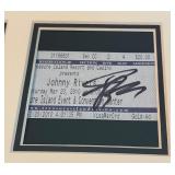 Johnny Rivers Autograph Custom Framed and Matted 11x14' Piece