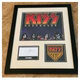 Gene Simmons Autograph Custom Framed and Matted 11x14' Piece