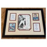 Johnny Unitas Autograph Custom Framed and Matted 11x14' Piece