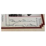Johnny Unitas Autograph Custom Framed and Matted 11x14' Piece