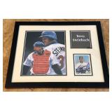 Terry Steinbach Autograph Custom Framed and Matted 11x14' Piece