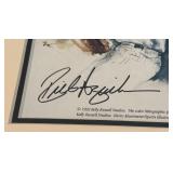 Rick Aguilera Autograph Custom Framed and Matted 11x14' Piece