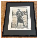 Billy Ray Cyrus Autograph Custom Framed and Matted 11x14' Piece