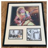 Sammy Hagar Autograph Custom Framed and Matted 11x14' Piece